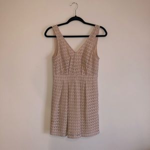 BCBG Tan Mini Dress w/ pockets, 6